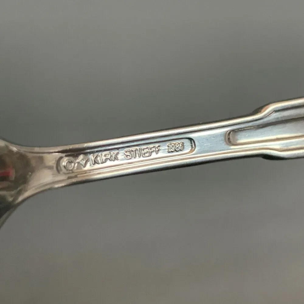 Kirk‎ Stieff Parallel 1986 Stainless Steel Spoon Ribbed 6 1/4